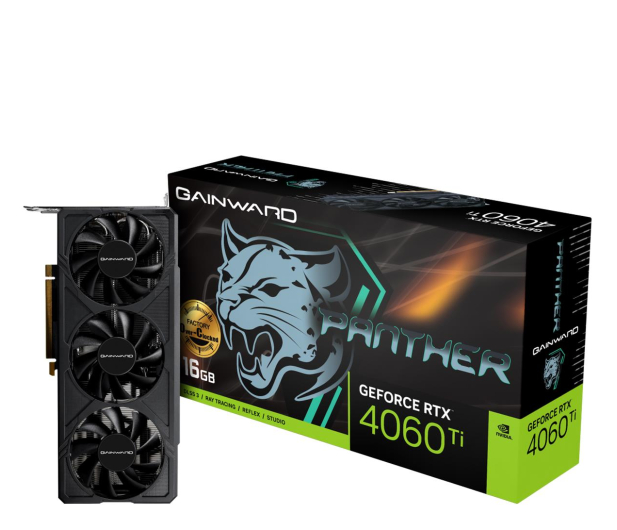 Gainward GeForce RTX 4060 Ti Panther OC 16GB GDDR6 - 1162034 - zdjęcie